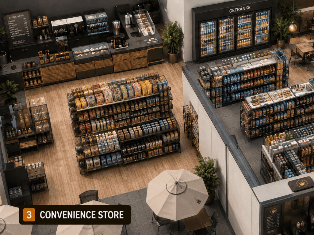 Kaffeemaschine-Tankstellen-Verzehrort-Convenience-Store